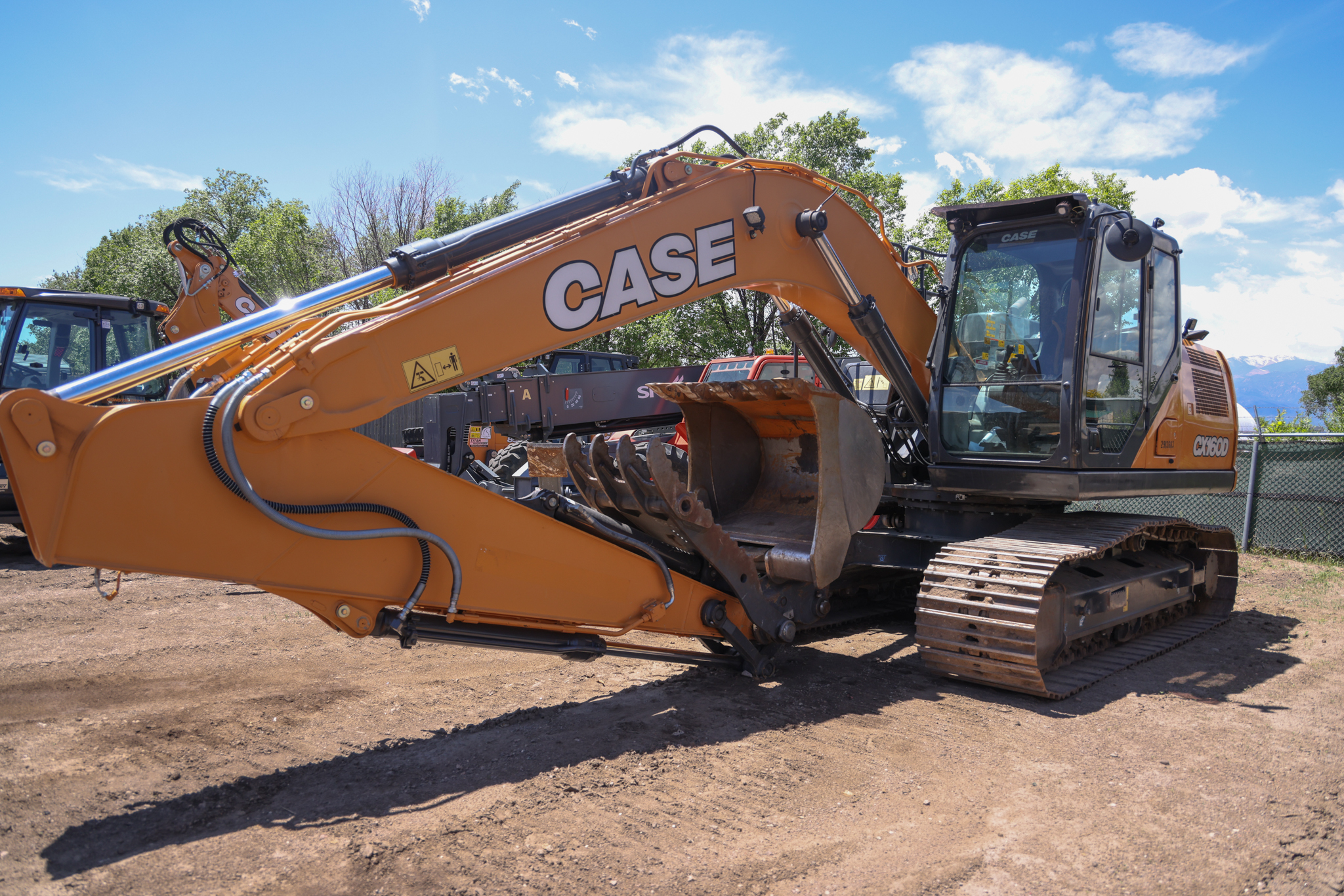 CASE Excavator on the lot