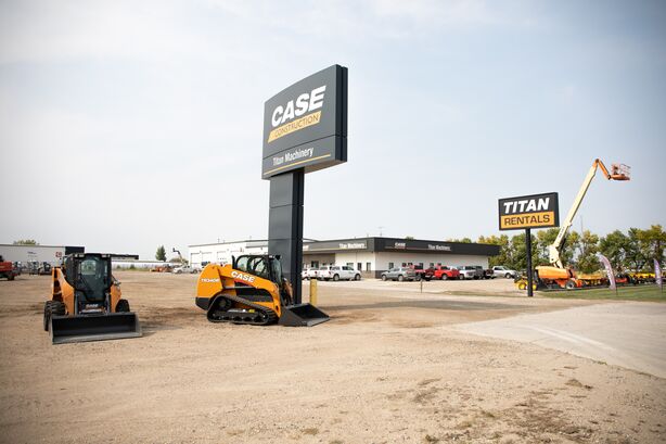 Fargo CASE Construction and Rentals at Building