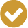 Yellow circle with white checkmark indicating Construction plans only