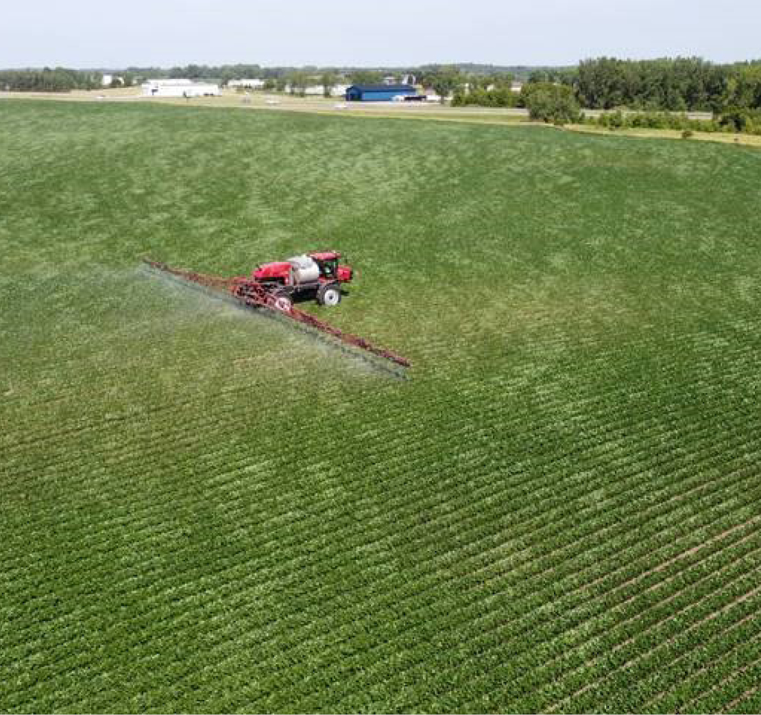 CIH Sprayer Overhead