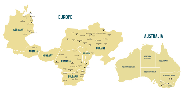 2024 International Titan Locations Maps