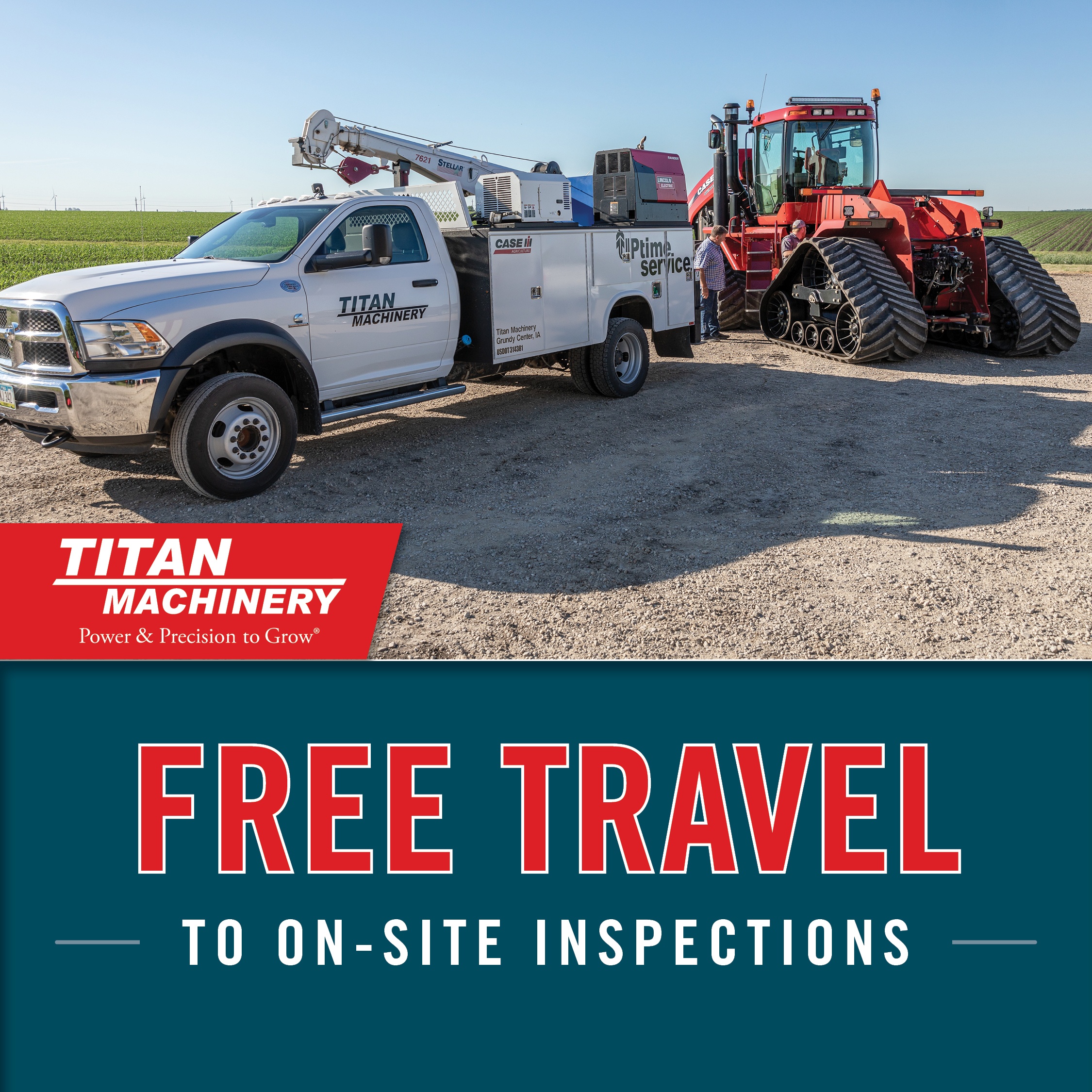 Free Travel to On-Site Inspections!