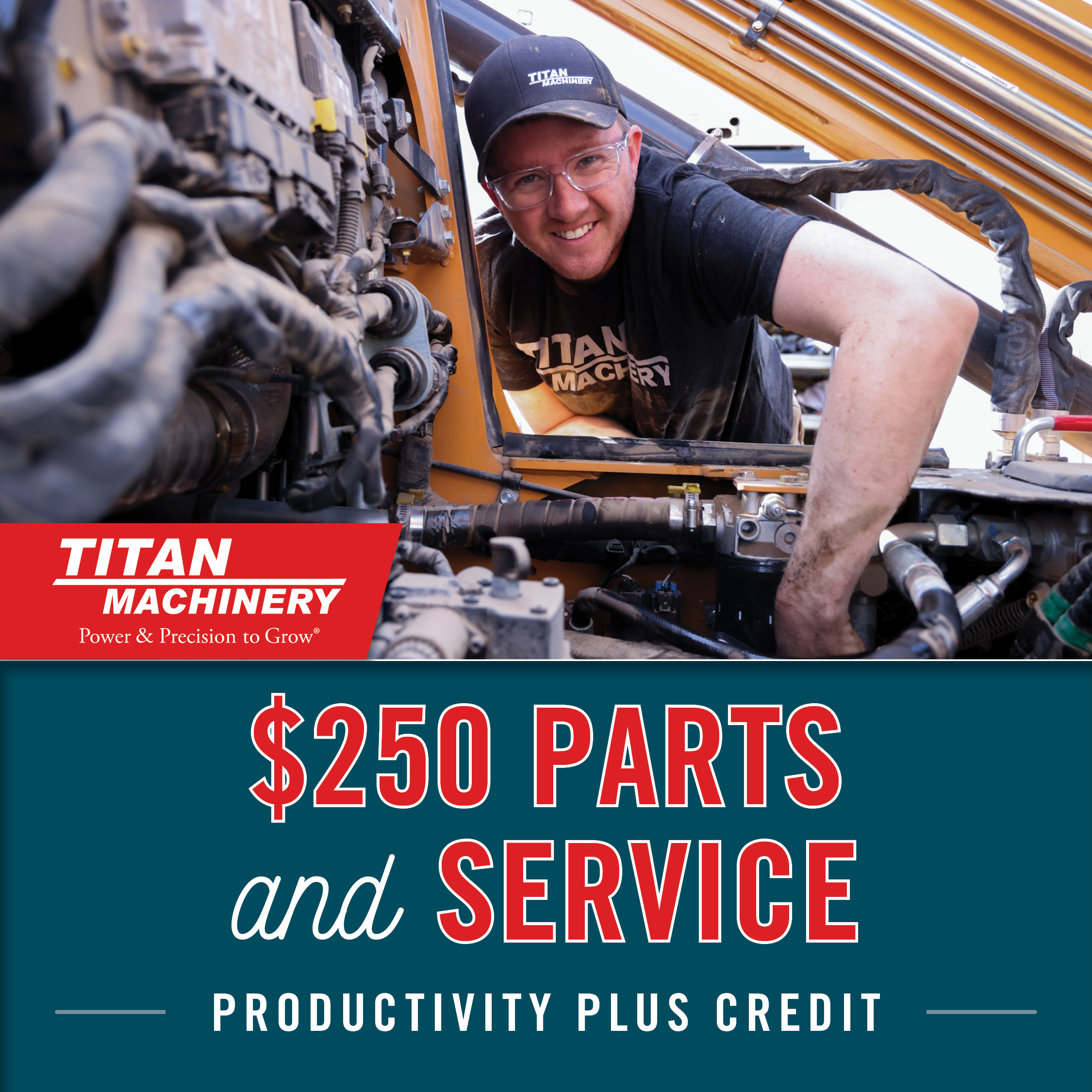 $250 Parts & Service Productivity Plus Credit