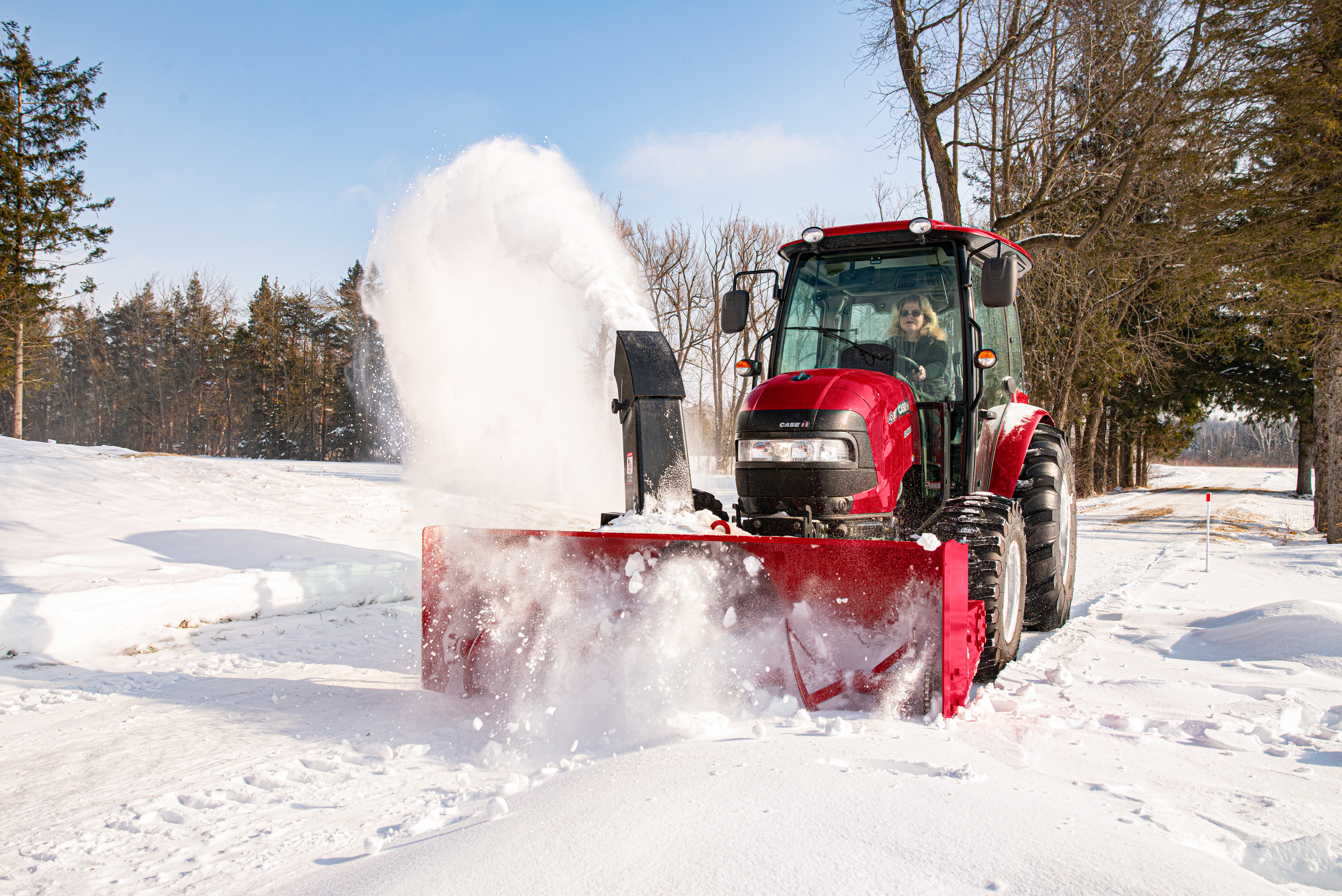 Farmall Compact 45C and snowblower